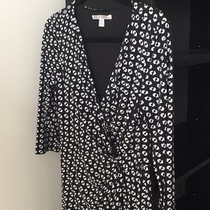 Maggy London faux wrap dress